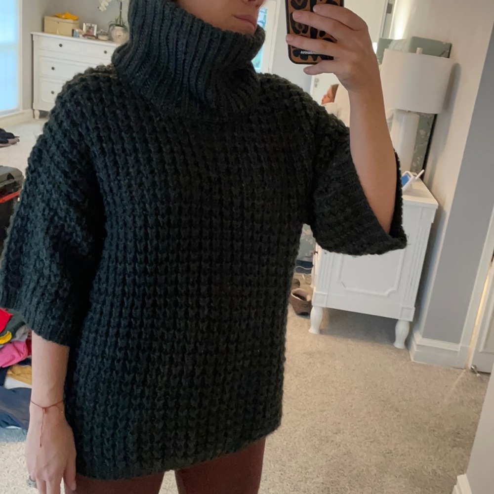 TRACY REESE funnel neck chunky sweater